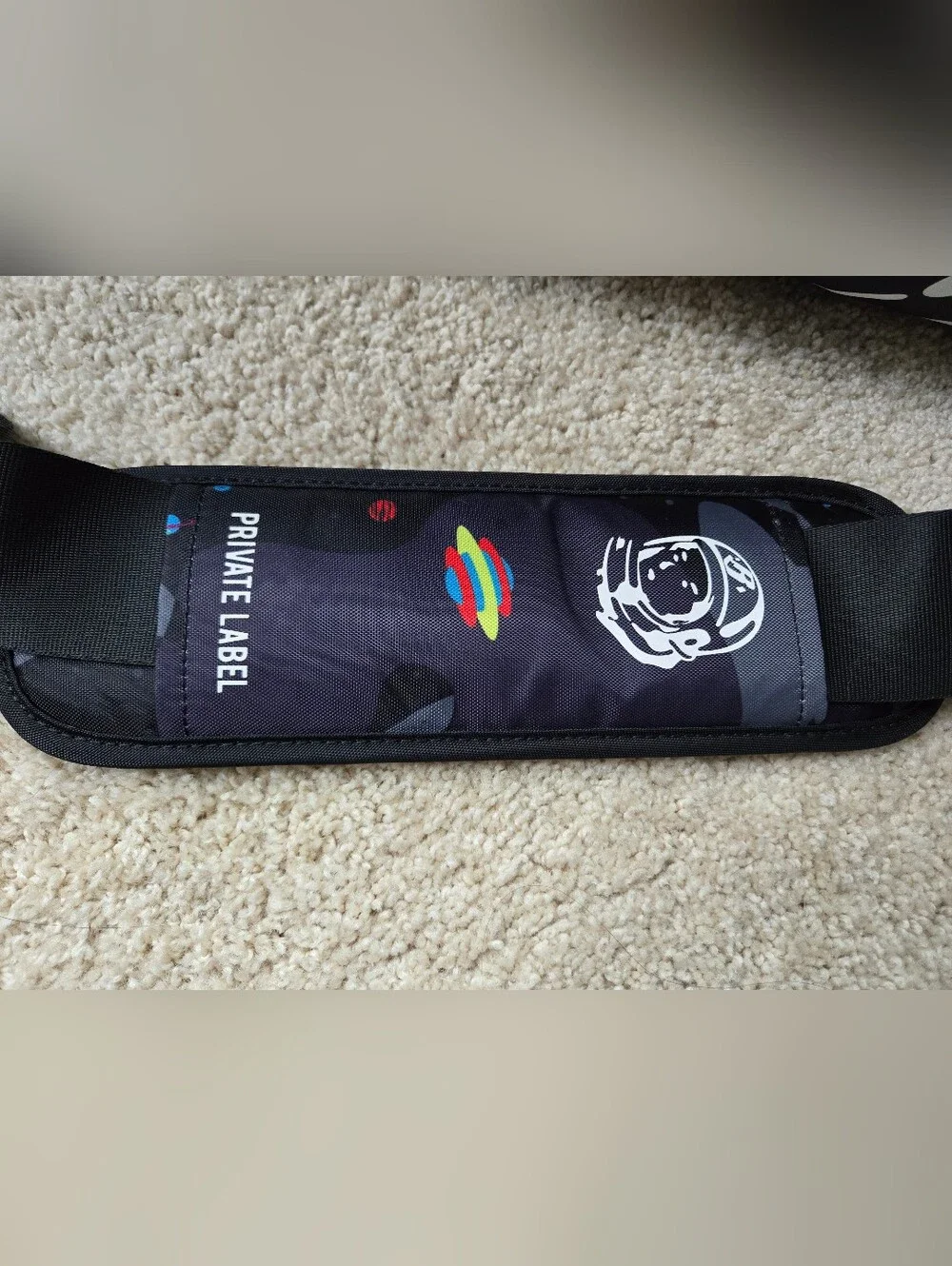 0Billionaire Boys Club Private Label Black Graphic Duffel Bag, Limited Edition